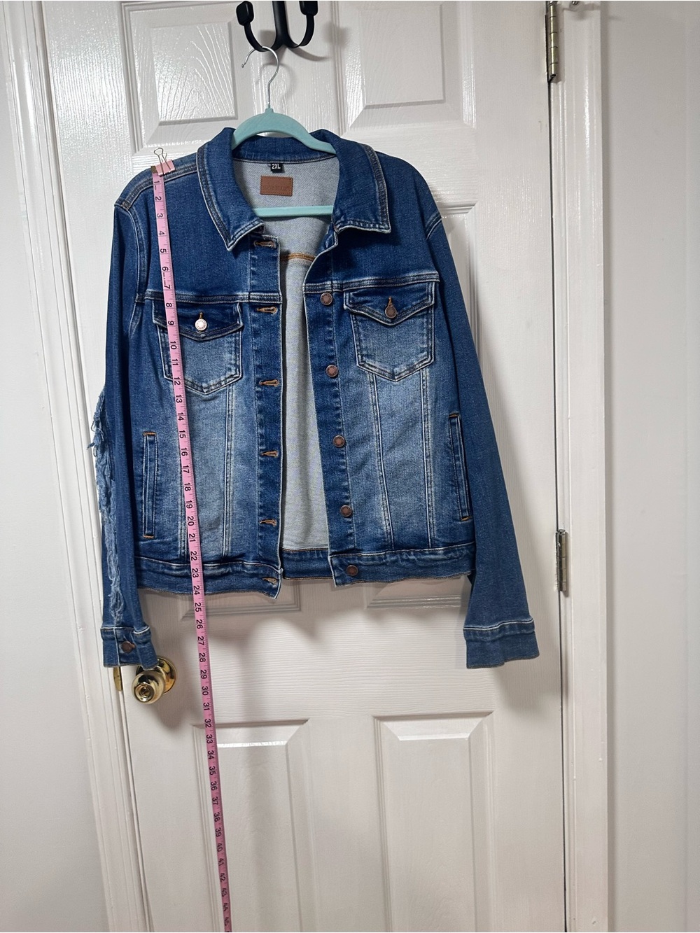 Judy Blue Two-Tone Blue Denim Jacket
